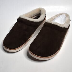 OLUKAI Mani Women's Leather Mule Slippers Size 9 - Free Shipping - New